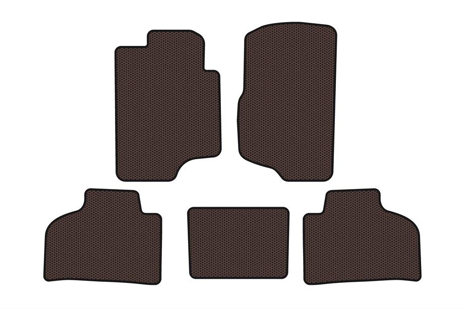 Chevrolet Silverado 2007–2013 Gummimåtter Carsuit (Brun) Image