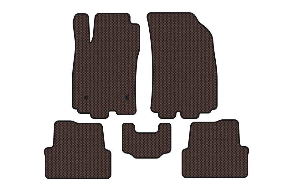 Chevrolet Sonic 2011–2022 Gummimåtter Carsuit (HB, brun) Image