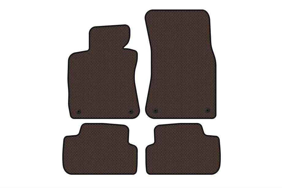 BMW 6-serie E63/E64 2003–2010 Gummimåtter Carsuit (Brun) Image