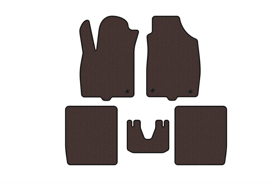 Fiat Panda 2003–2011 Gummimåtter Carsuit (Brun) Image
