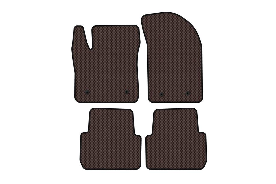 Chrysler 200 I 2010–2014 Gummimåtter Carsuit (SD, brun) Image
