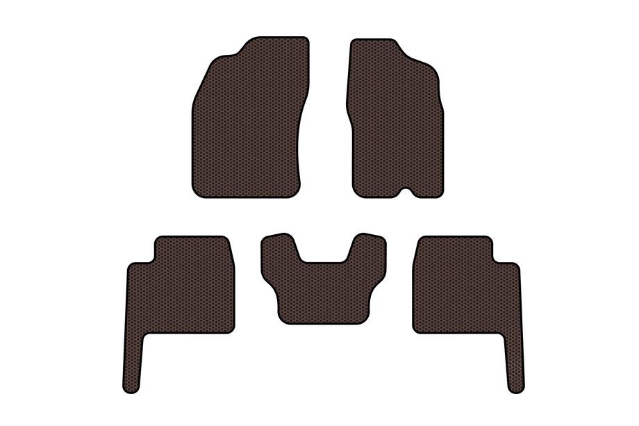 Dodge Durango 2004–2009 Gummimåtter Carsuit (Brun) Image