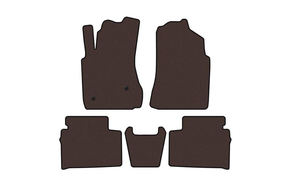 FAW Besturn X80 2013–2020 Gummimåtter Carsuit (Brun) Foto 1