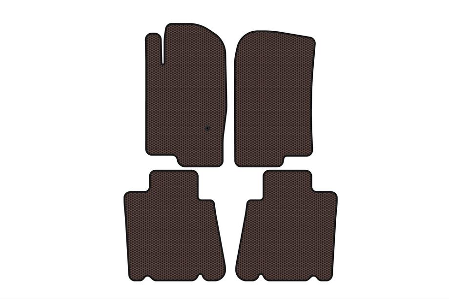 Ford Explorer 2001–2005 Carsuit gummimåtter til kabinen (2 rækker, brun) Image