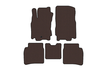 Nissan Note 2004–2012 Gummimåtter Carsuit (Brun) foto 1