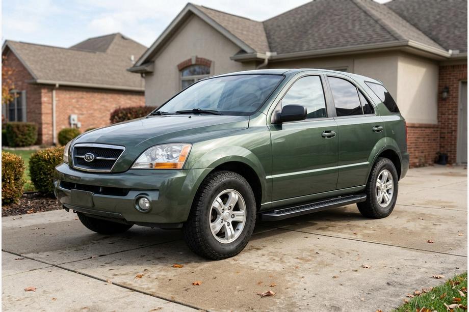 Kia Sorento I BL 2002–2009 Allmond Black sidetrin (2 stk., aluminium) Image