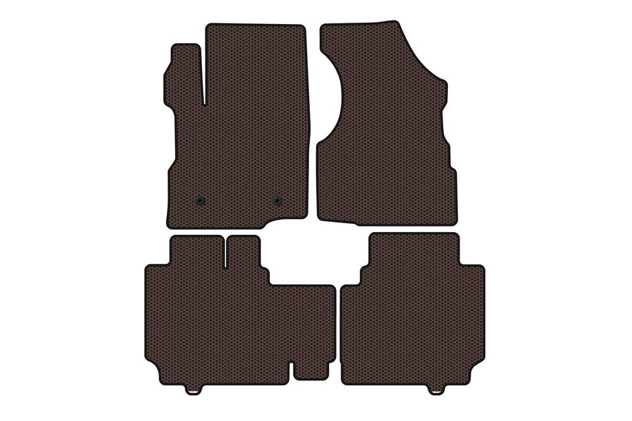 Chevrolet Equinox 2009–2016 Gummimåtter Carsuit (2015-2017, brun) Image