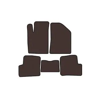 Gummimåtter Carsuit (Brun)