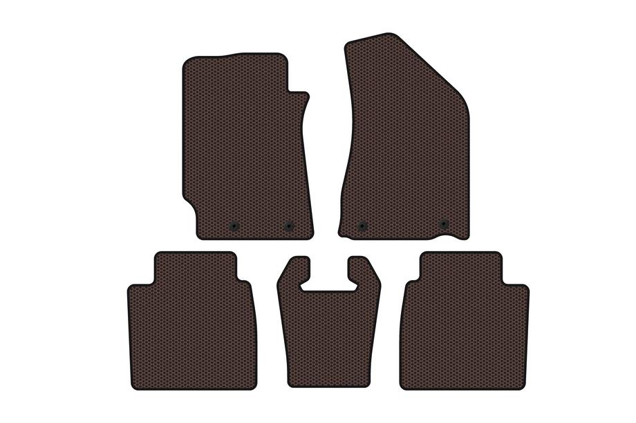Geely Emgrand EC8 Gummimåtter Carsuit (SD, brun) Image