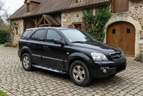 Kia Sorento I BL 2002–2009 Sunrise sidetrin (2 stk., aluminium) foto 1