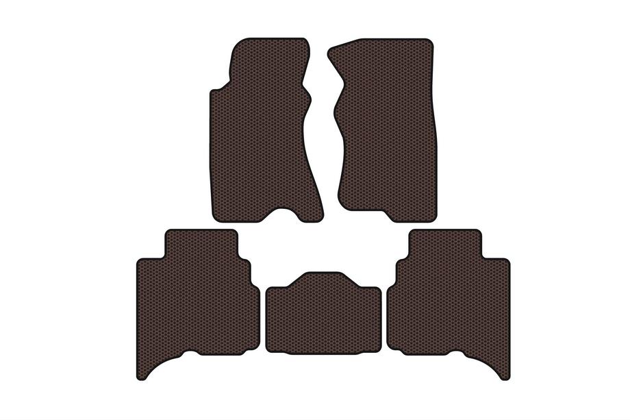 GreatWall Haval/Hover H3 2005–2013 Gummimåtter Carsuit (Brun) Foto 1