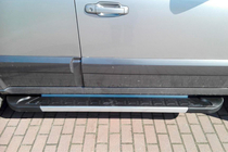 Kia Sorento I BL 2002–2009 RedLine V1 sidestrin (2 stk., aluminium) foto 5
