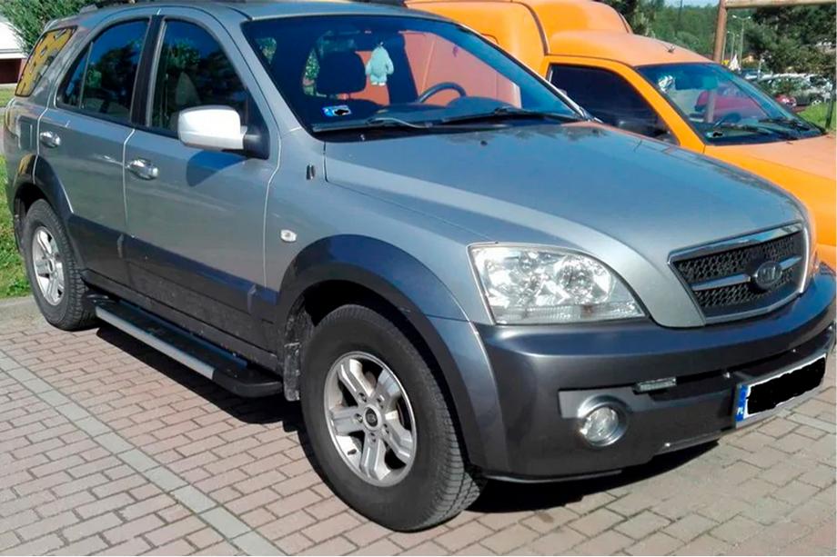 Kia Sorento I BL 2002–2009 RedLine V1 sidestrin (2 stk., aluminium) Image