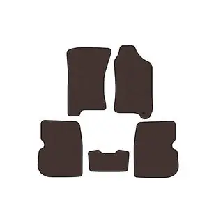 Gummimåtter Carsuit (højrestyret, brun)