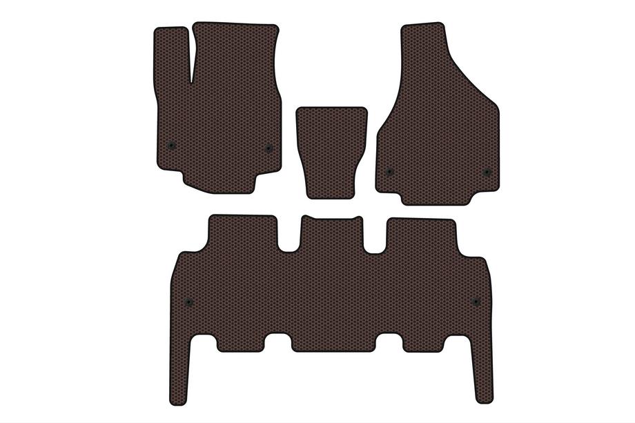 Chrysler Pacifica 2016– Gummimåtter Carsuit (Brun) Image