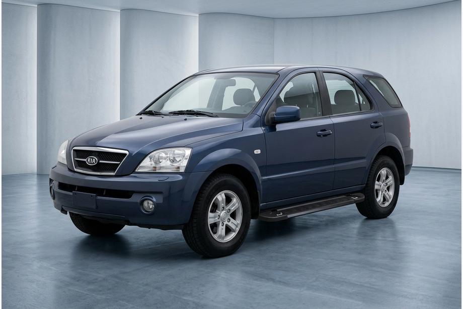 Kia Sorento I BL 2002–2009 RedLine Black side trinbrætter (2 stk., aluminium) Image