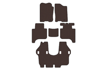 Infiniti QX56 2004–2010 Gummimåtter Carsuit (3 rækker, 2004-2008, brun) foto 1