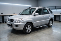 Kia Sportage 2004–2010 Sunrise sidetrin (2 stk., aluminium) foto 1