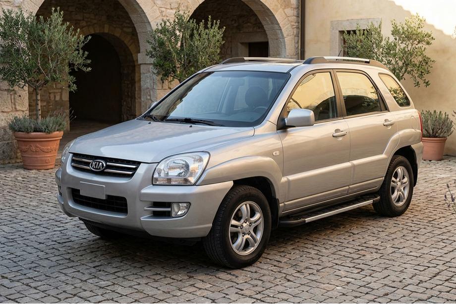 Kia Sportage 2004–2010 RedLine V1 sidestrin (2 stk., aluminium) Image