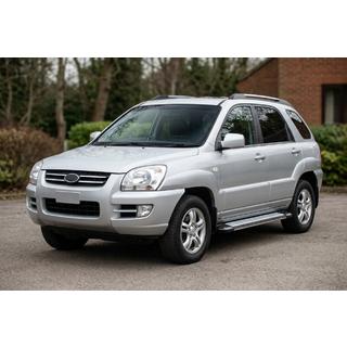 Sidetrin Rainbow (2 stk., aluminium) Kia Sportage 2004–2010 foto 1