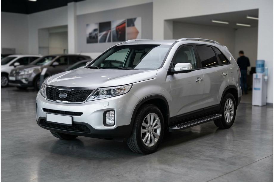Kia Sorento II XM 2009–2014 Allmond Black sidetrin (2 stk., aluminium) Image