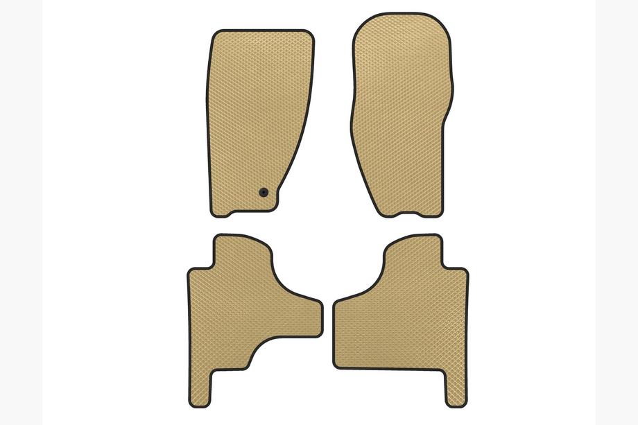 Jeep Cherokee/Liberty 2007–2013 EVA gulvmåtter (Beige) Image