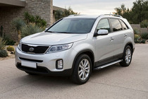 Kia Sorento II XM 2009–2014 Sidetrin Line (2 stk., aluminium) foto 1