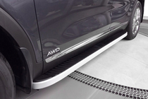 Kia Sorento II XM 2009–2014 Sidetrin Tayga Grey (2 stk., aluminium) foto 1