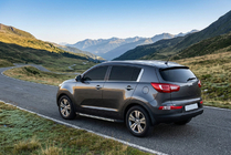 Kia Sportage 2010–2015 Duru sidetrin (2 stk., aluminium) foto 1