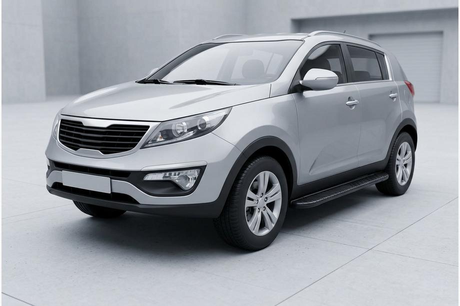 Kia Sportage 2010–2015 Sidetrin Bosphorus Black (2 stk., aluminium) Image