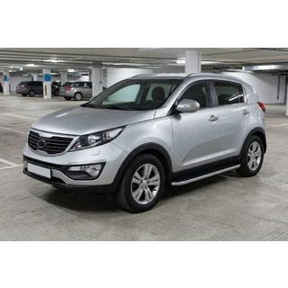 Sidetrin Tayga Grey (2 stk., aluminium) Kia Sportage 2010–2015 foto 1