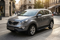 Kia Sportage 2010–2015 RedLine Black side trinbrætter (2 stk., aluminium) foto 1