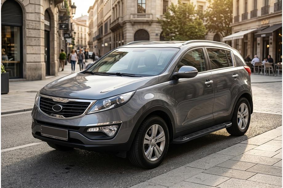 Kia Sportage 2010–2015 RedLine Black side trinbrætter (2 stk., aluminium) Image