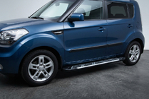 Kia Soul I 2008–2013 Sunrise sidetrin (2 stk., aluminium) foto 1