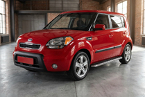 Kia Soul I 2008–2013 Maydos V1 sidetrin (2 stk., aluminium ↗ rustfrit stål) foto 1