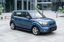 Kia Soul I 2008–2013 Sidetrin Bosphorus Black (2 stk., aluminium) foto 1