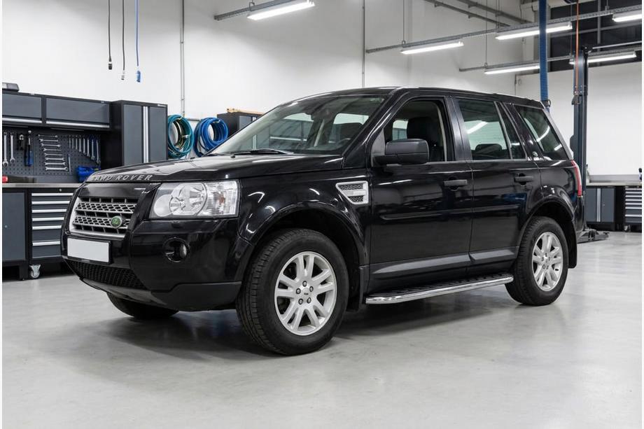 Land Rover Freelander II 2006–2014 Maydos V1 sidetrin (2 stk., aluminium ↗ rustfrit stål) Image