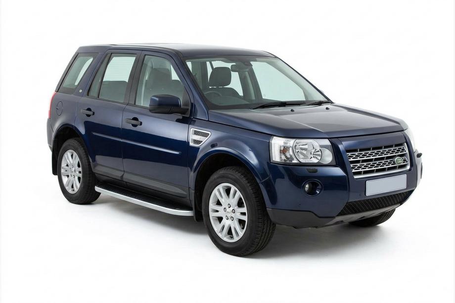 Land Rover Freelander II 2006–2014 Sidetrin Tayga Grey (2 stk., aluminium) Image