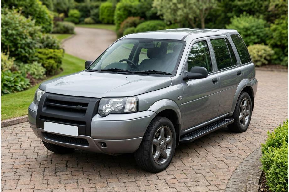 Land Rover Freelander I 1997–2006 Allmond Black sidetrin (2 stk., aluminium) Image