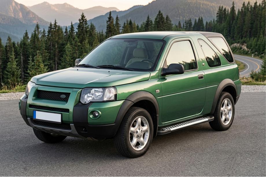 Land Rover Freelander I 1997–2006 Sidetrin Line (2 stk., aluminium) Image