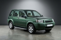 Land Rover Freelander I 1997–2006 Sidetrin Tayga Grey (2 stk., aluminium) foto 1