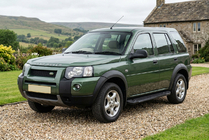 Land Rover Freelander I 1997–2006 RedLine Black side trinbrætter (2 stk., aluminium) foto 1