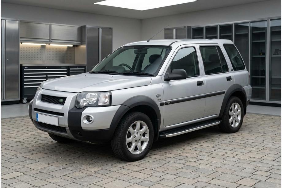 Land Rover Freelander I 1997–2006 Fullmond sidetrin (2 stk., aluminium) Image