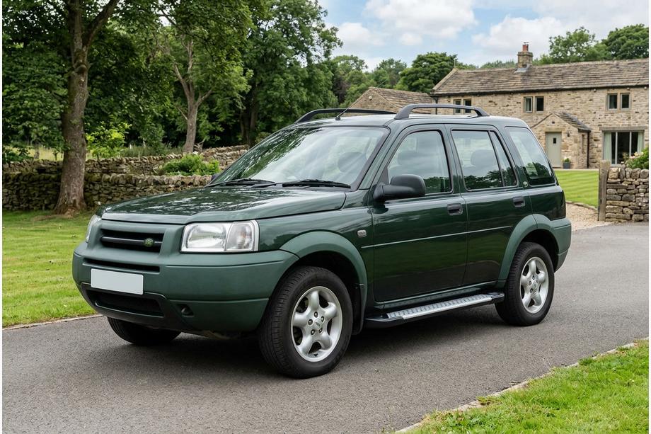 Land Rover Freelander I 1997–2006 Sidetrin Allmond Grey (2 stk., aluminium) Image