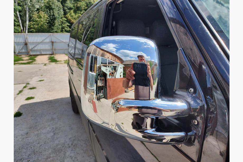 Volkswagen T4 Transporter 1990–2003 Krom spejlkåbe (Carmos, 1 stk., højre, plast) Carmos - tyrkisk ABS-plast Foto 2