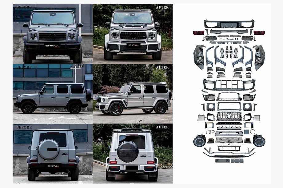 Mercedes G-Class W463 2018–2024 Restyling-sæt til W465 2025 BRB Image
