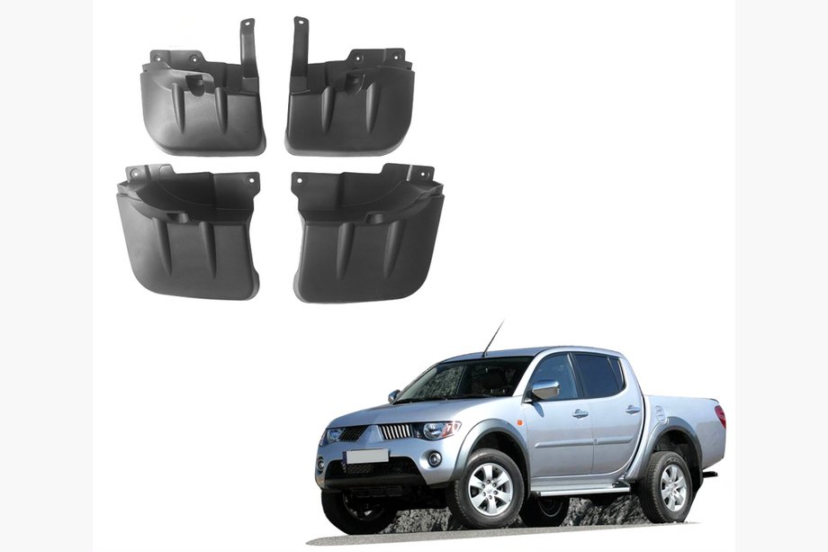 Mitsubishi L200 2006–2015 Stænklapper Premium (4 stk.) Image
