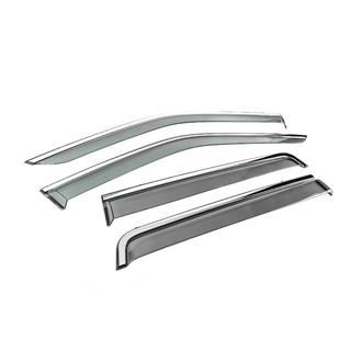 Vindafvisere med kromliste Niken Luxury (4 stk) Land Rover Freelander II 2006–2014 foto 3