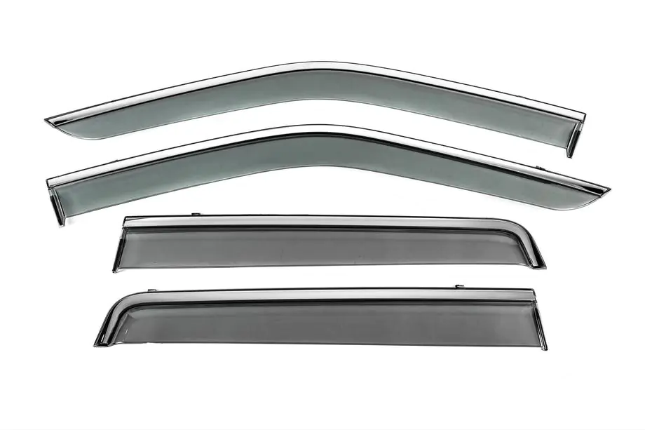 Land Rover Freelander II 2006–2014 Vindafvisere med kromliste Niken Luxury (4 stk) Image