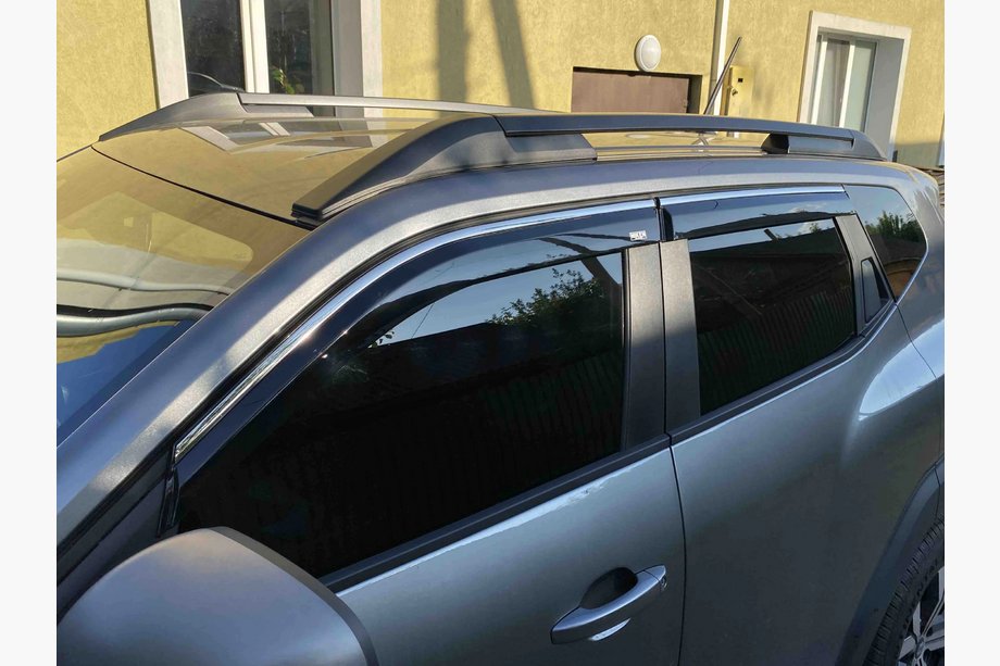Renault Duster 2024– Vindafvisere med kromliste Niken Luxury (4 stk) Image